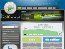Tablet Screenshot of golfstart.pl